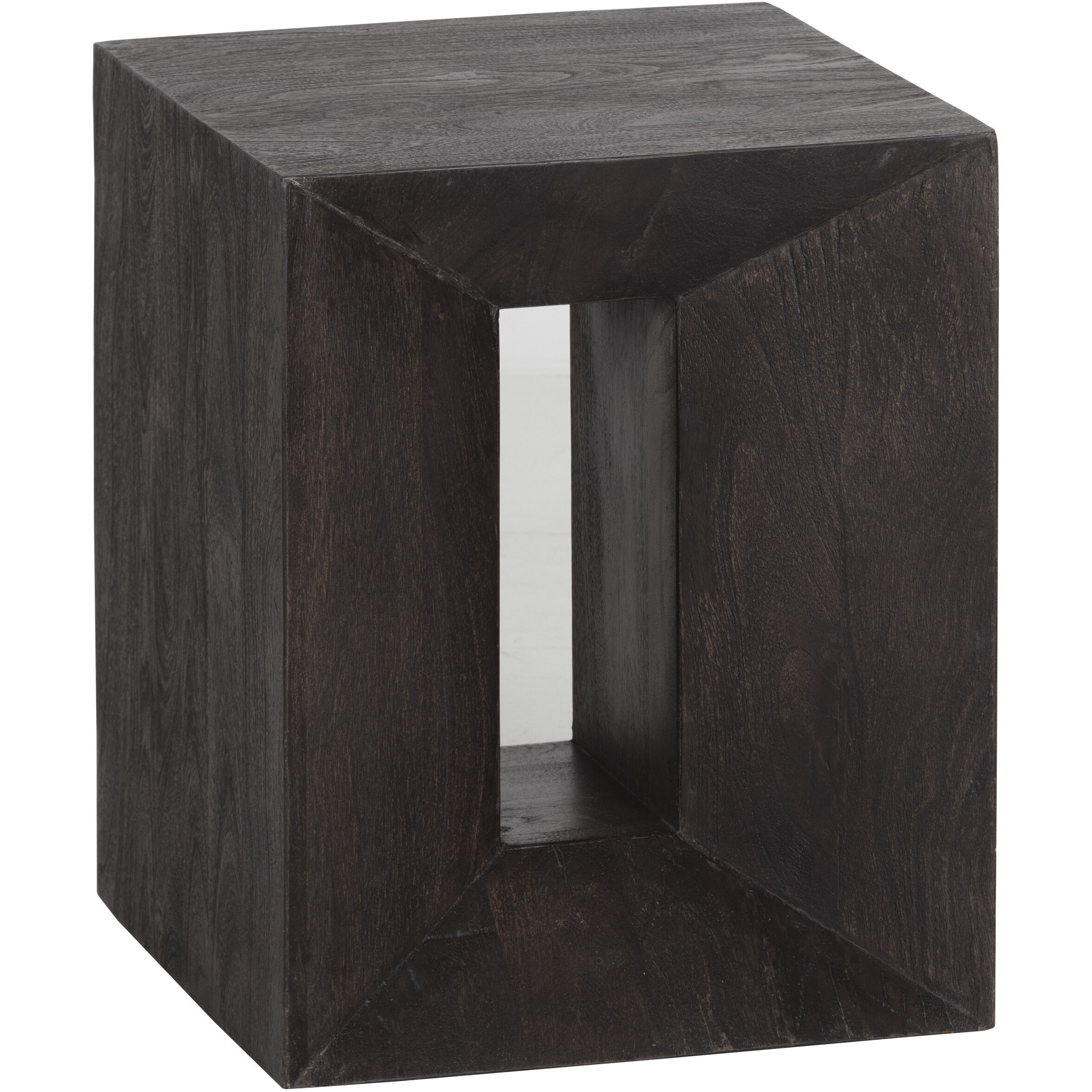 Basil 20 X 16 inch Dark Brown End Table